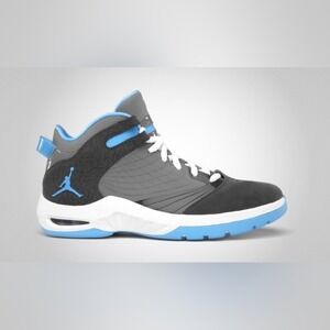 Nike Air Jordan New School Shoe 11.5 Anthracite University Blue Cool Grey White